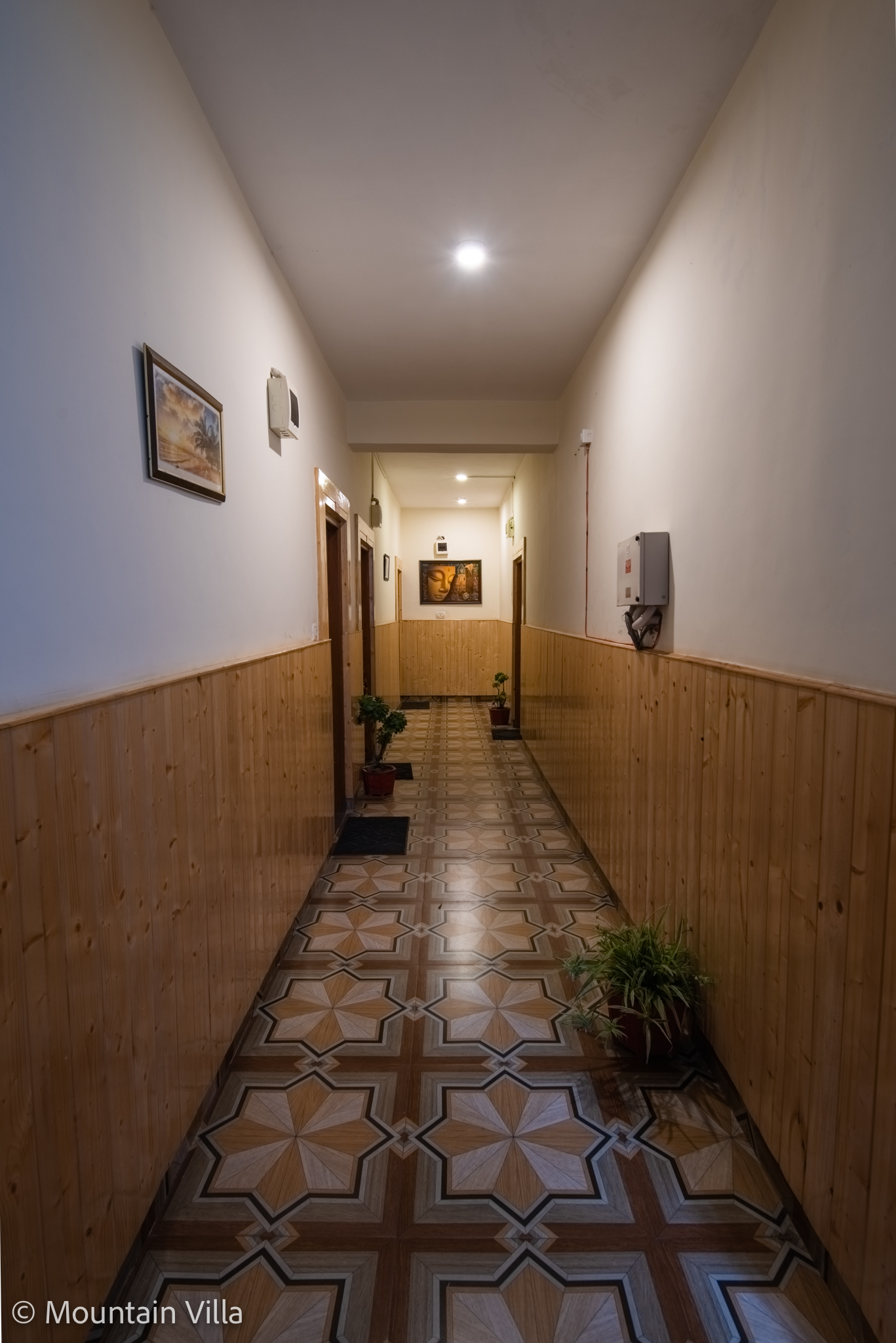 Glimpse of Mountain Villa
