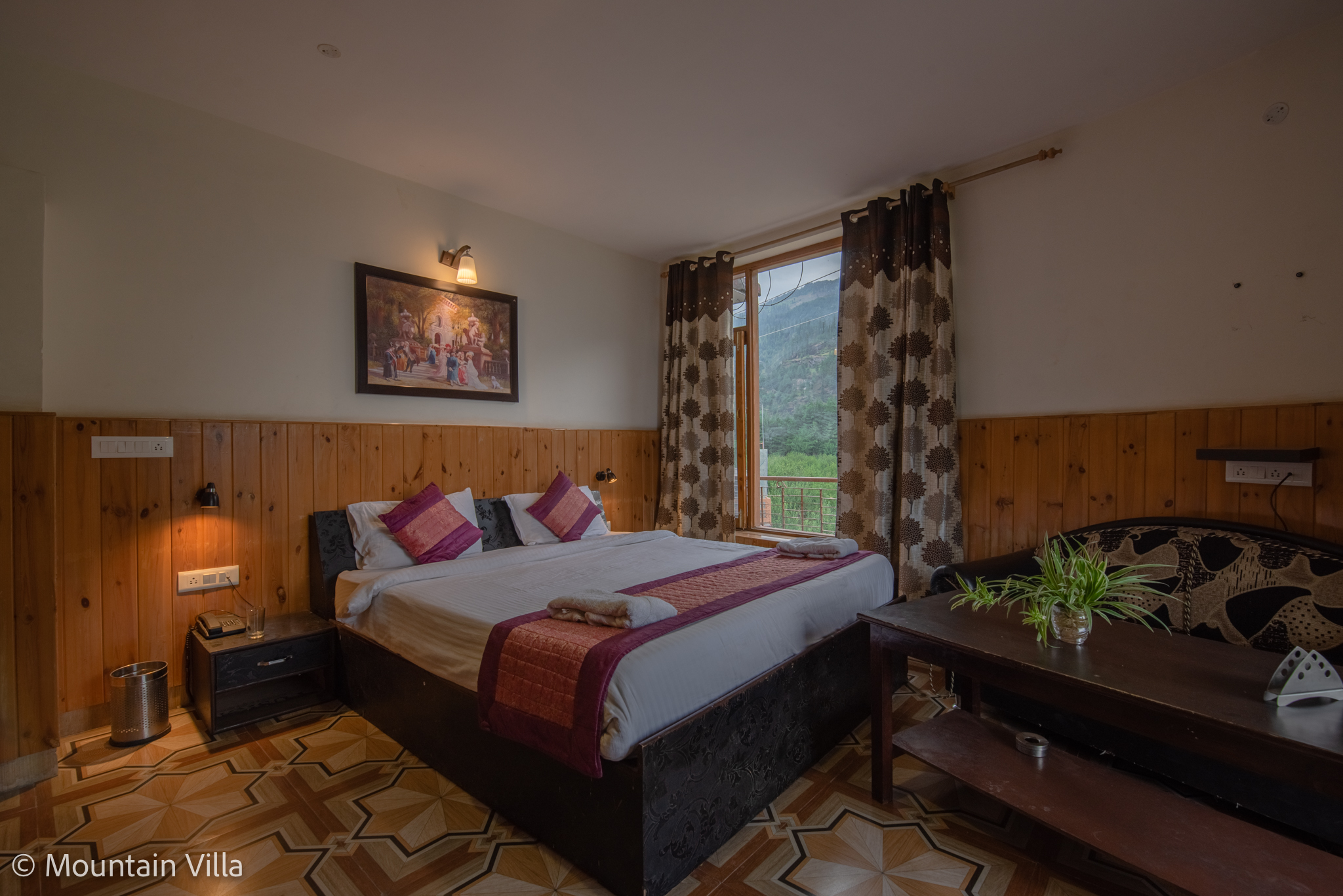 Glimpse of Mountain Villa