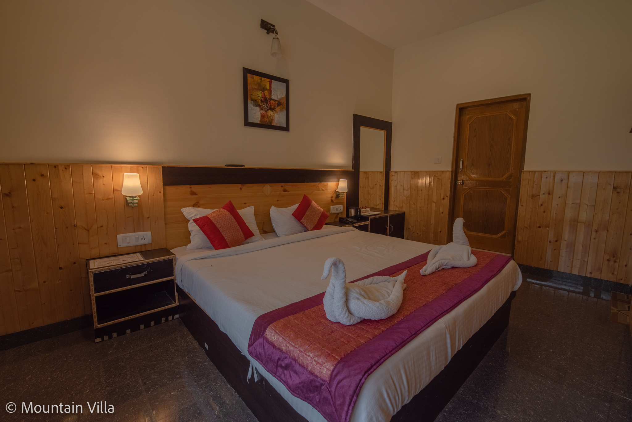 Glimpse of Mountain Villa